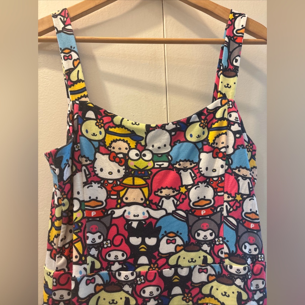 Japanla For Sanrio Hello Kitty Dress Xl Kuromi & Friends Limited Edition